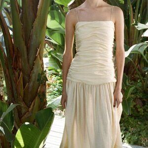 Zara Cream Midi Dress